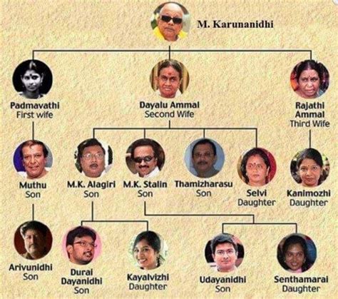 karunanidhi family tree